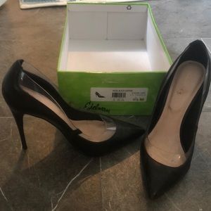 Sam Edelman Black leather heels